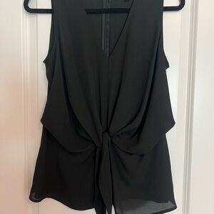 Chelsea28 Black Sleeveless Blouse